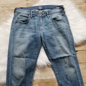 CITIZEN OF HUMANITY EMERSON SLIM BOYFRIEND ROLL UP